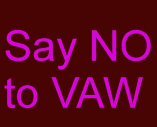 Say NO to VAW