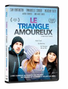 DVD Pat Kiely, Le triangle amoureux Three Night Stand avec Sam Huntington, Emmanuelle Chriqui, Meaghan Rath et Anne-Marie Cadieux